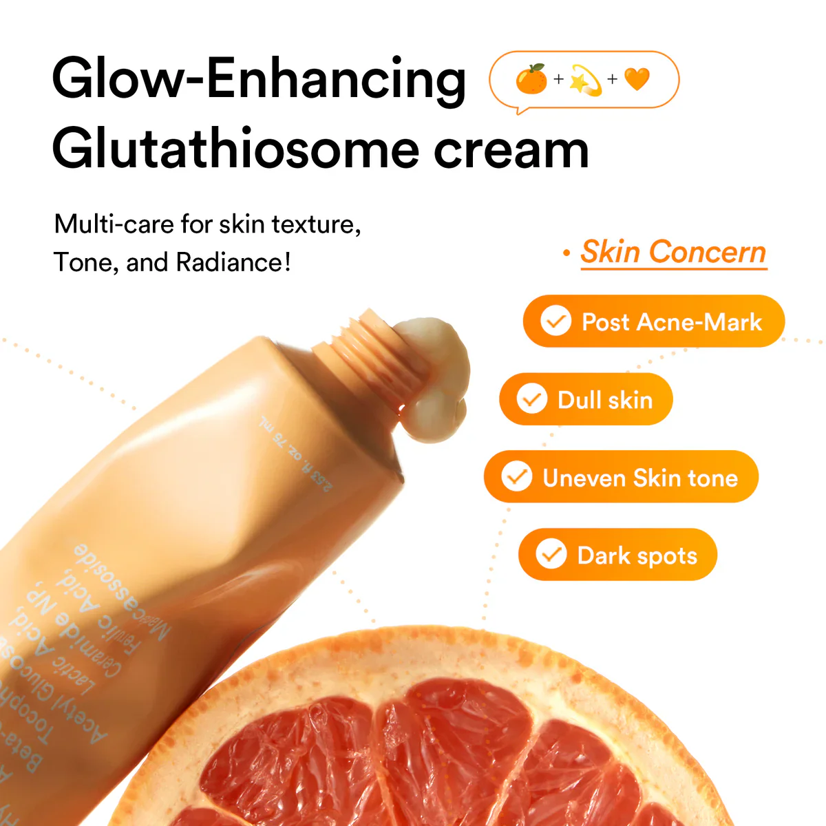 Glutathiosome Cream Vita Tube [75ml] - Image 4
