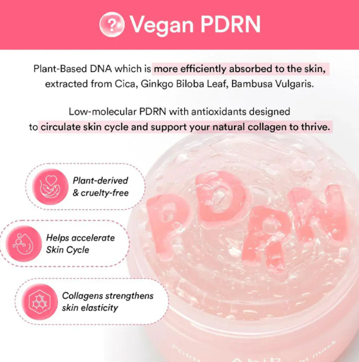 PDRN Collagen Overnight Mask Firming Jelly [80ml] - Image 3