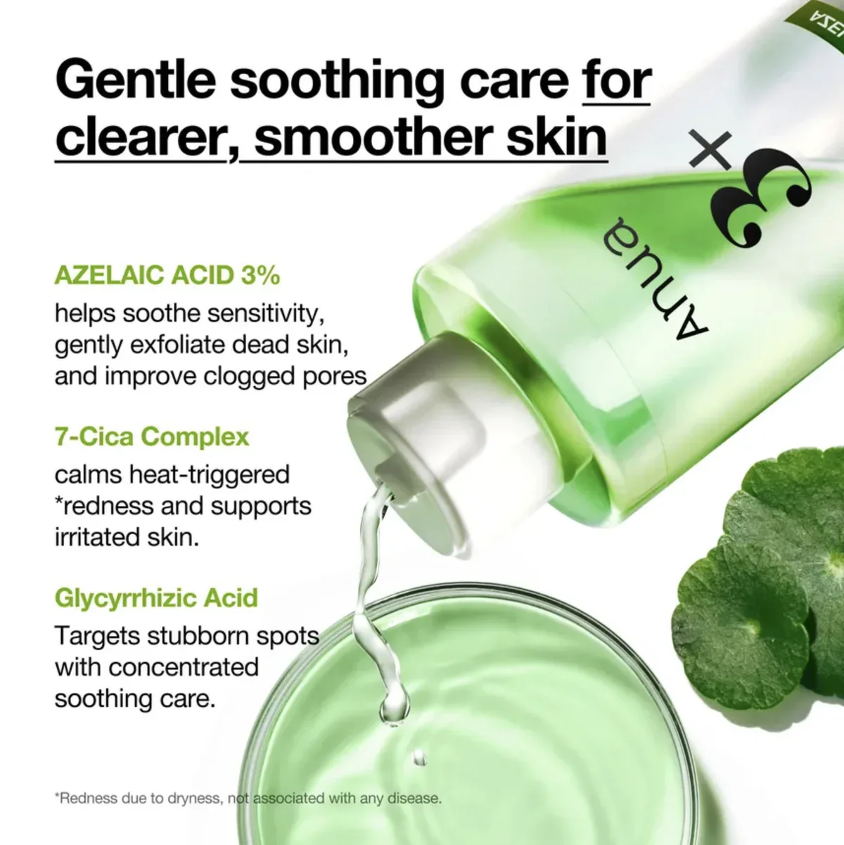 Azelaic Acid 3 Cica Skin Clarifying Toner [250ml] - Image 2
