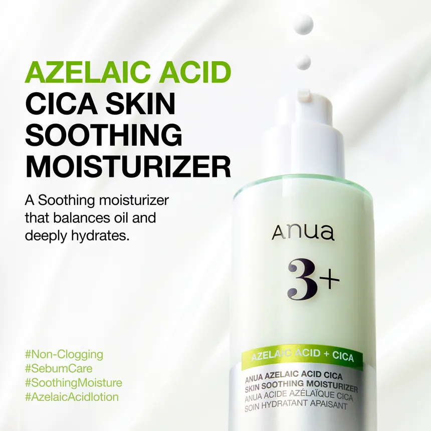 Azelaic Acid Cica Skin Soothing Moisturizer [100ml] - Image 2