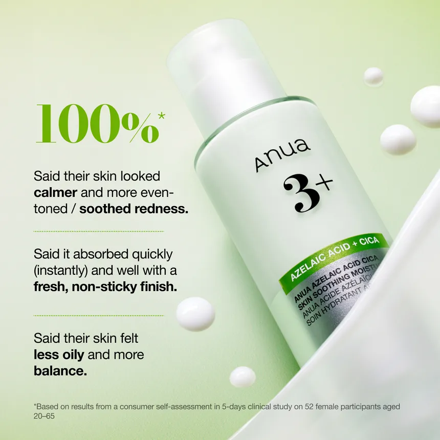 Azelaic Acid Cica Skin Soothing Moisturizer [100ml] - Image 3