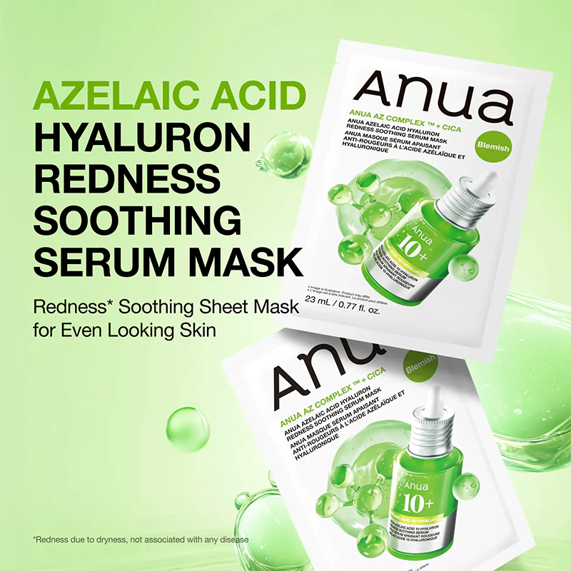 Azelaic Acid Hyaluron Redness Soothing Serum Mask [23ml] - Image 2