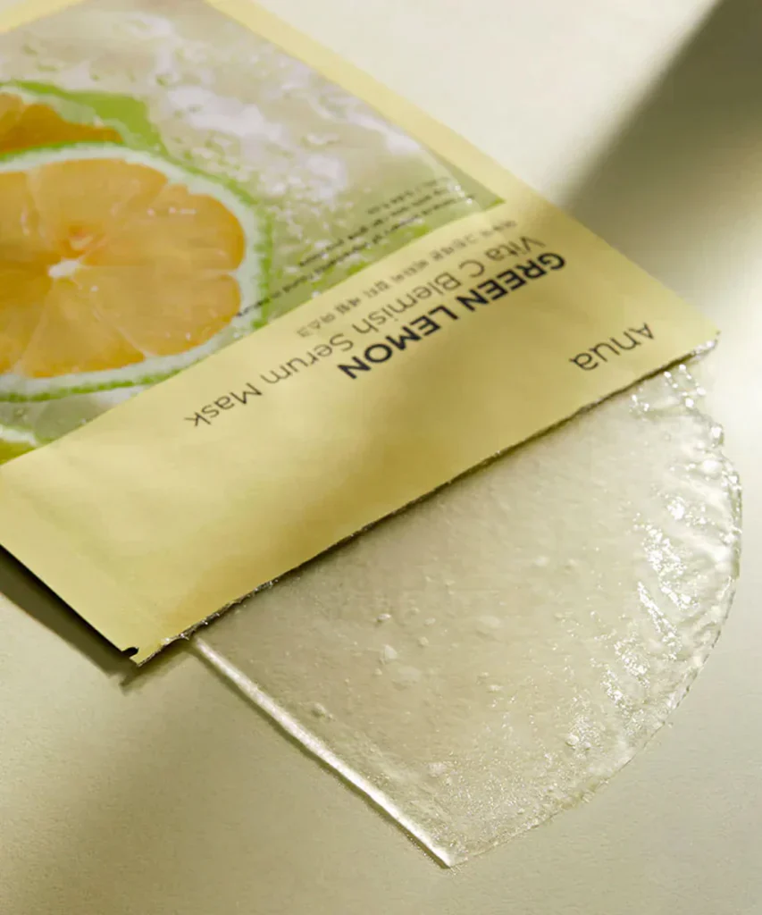 Green Lemon Vita C Blemish Serum Mask [25ml] - Image 2