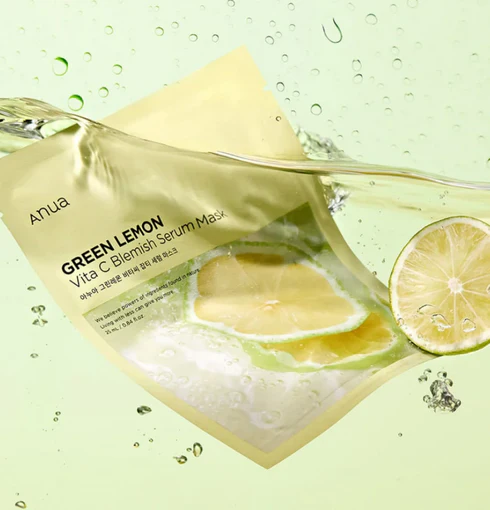 Green Lemon Vita C Blemish Serum Mask [25ml] - Image 6