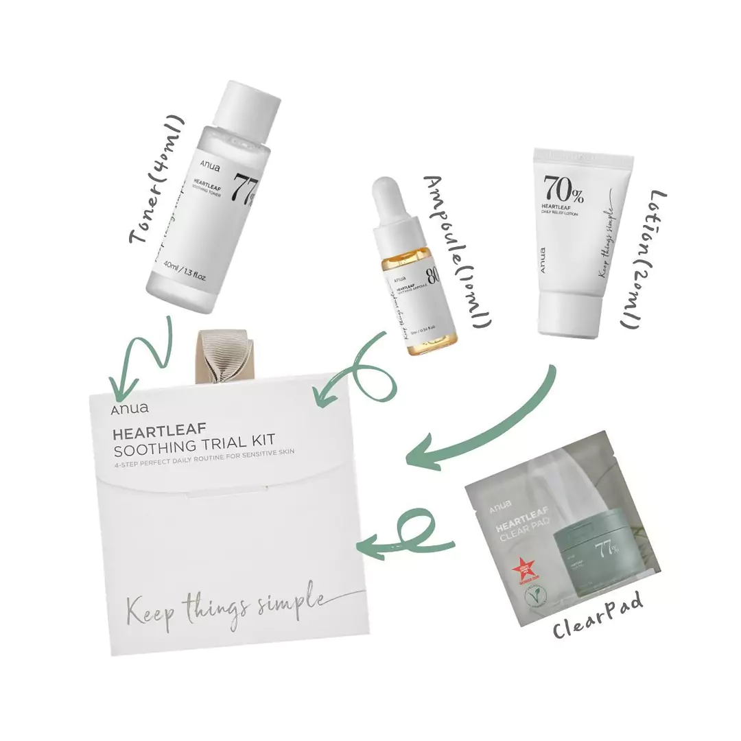 Heartleaf Soothing Trial Kit [4 Pcs] - Image 4