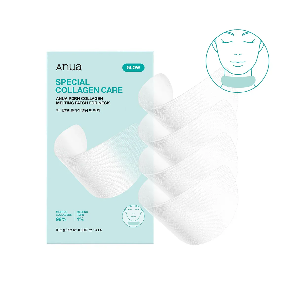 PDRN Collagen Melting Patch For Neck [4pcs] - Image 6