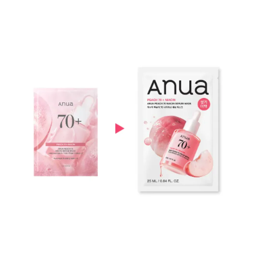 Peach Niacin Serum Mask [25ml] - Image 3