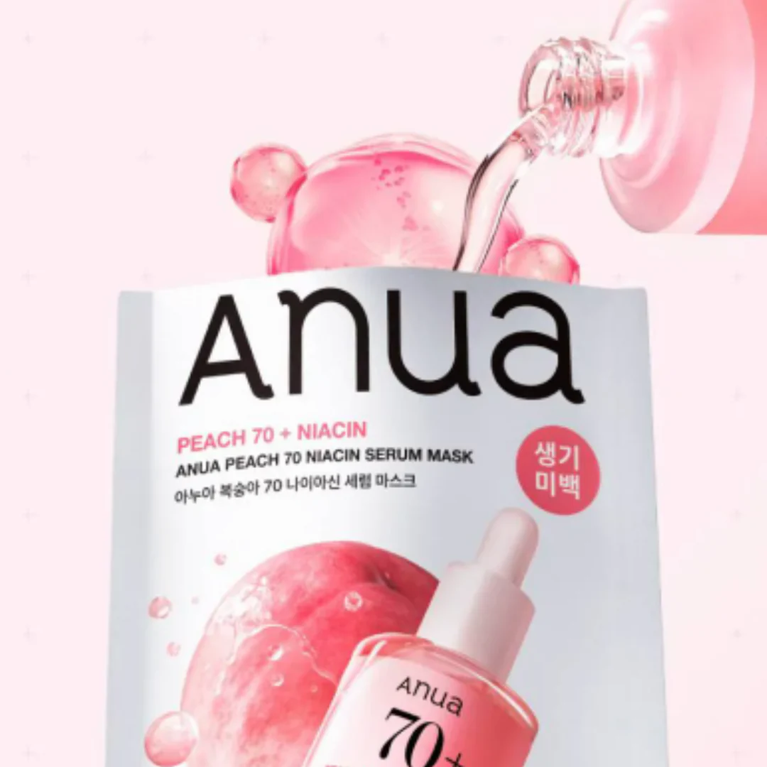 Peach Niacin Serum Mask [25ml] - Image 5