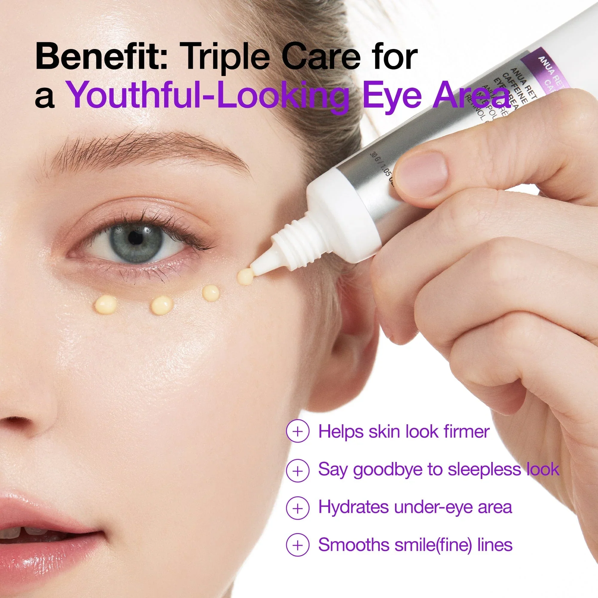 Retinol 0.1 Caffeine Revitalizing Eye Cream [30g] - Image 3