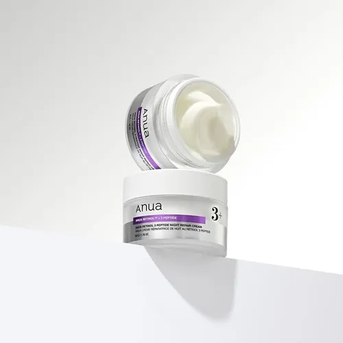 ANUA Retinol 3 Peptide Night Repair Cream [50ml] - Image 2