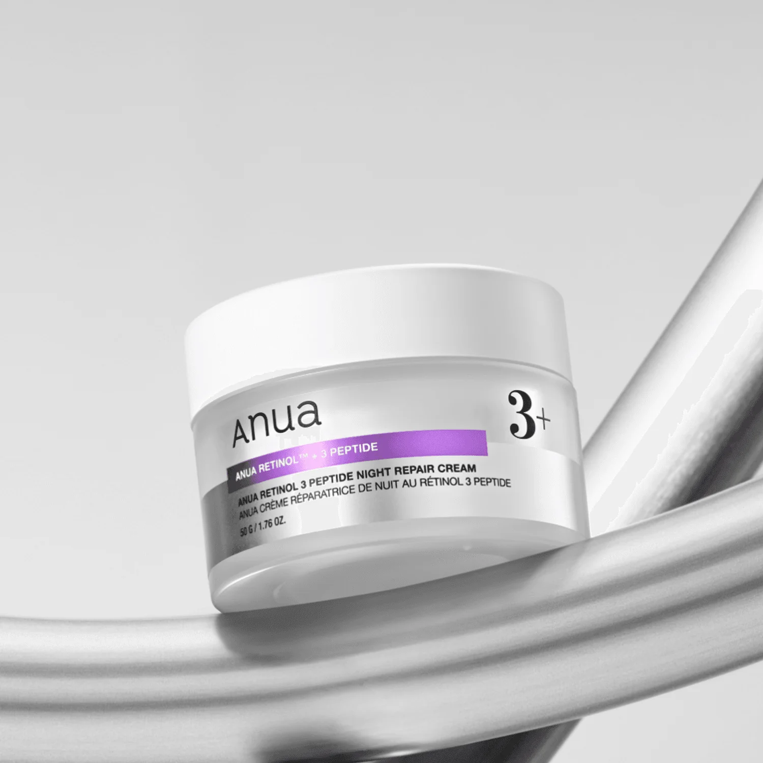 ANUA Retinol 3 Peptide Night Repair Cream [50ml] - Image 5