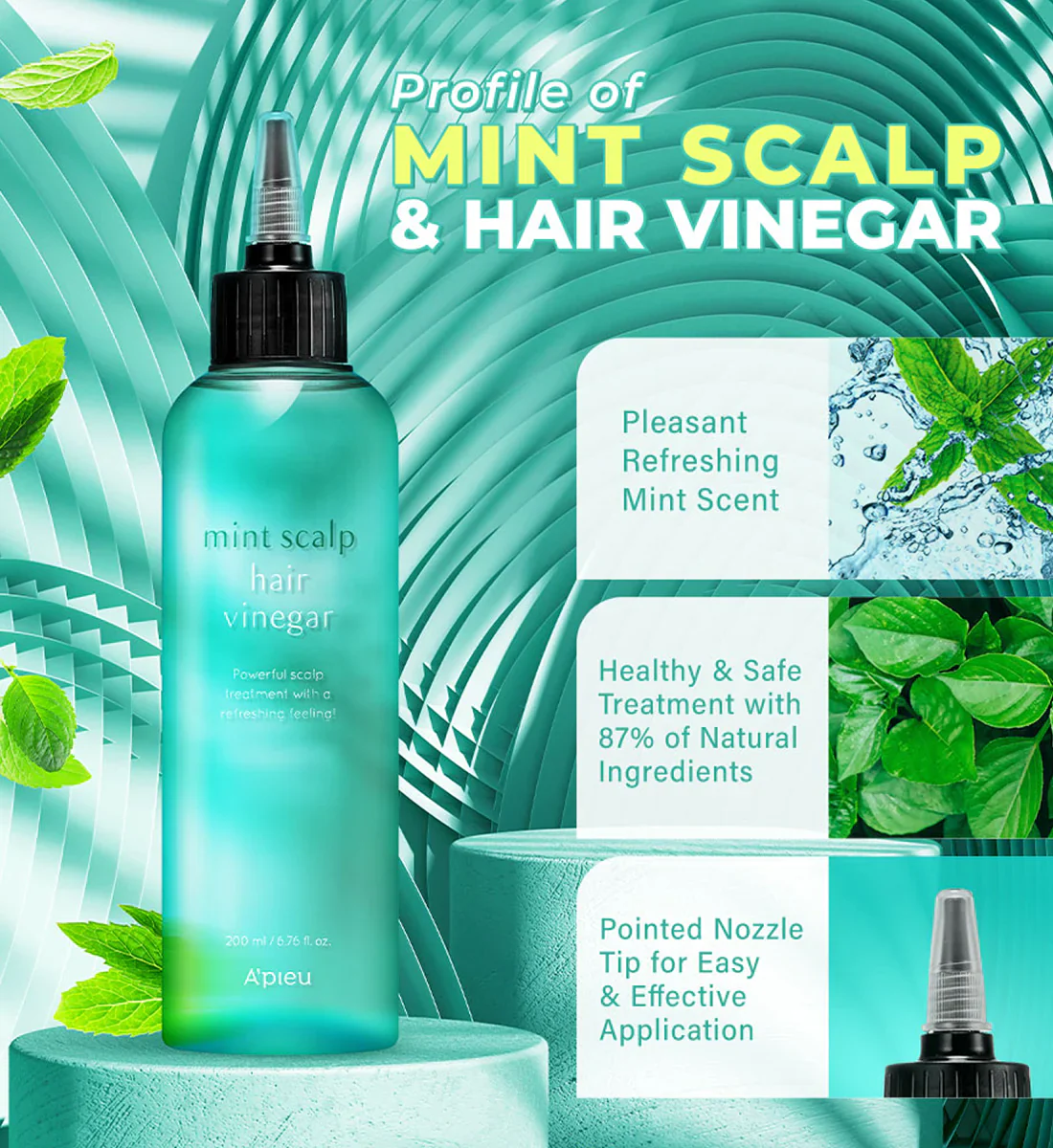 Mint Scalp Hair Vinegar [200ml] - Image 2