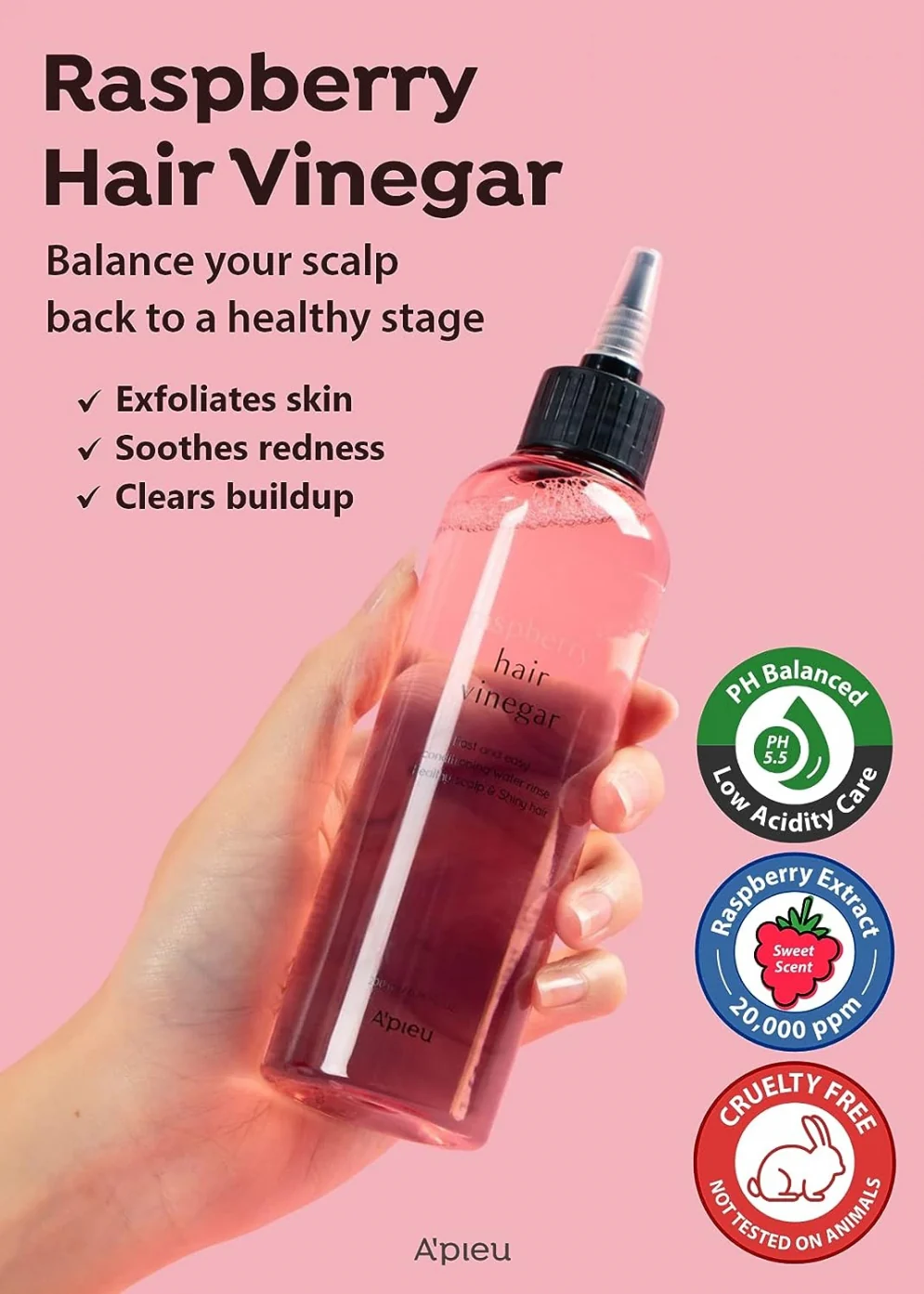 Raspberry Hair Vinegar [200ml] - Image 3