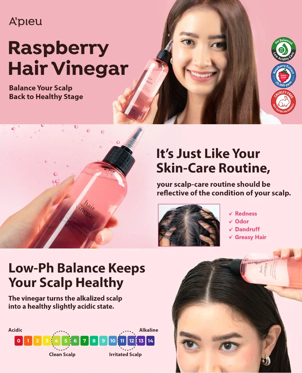 Raspberry Hair Vinegar [200ml] - Image 5