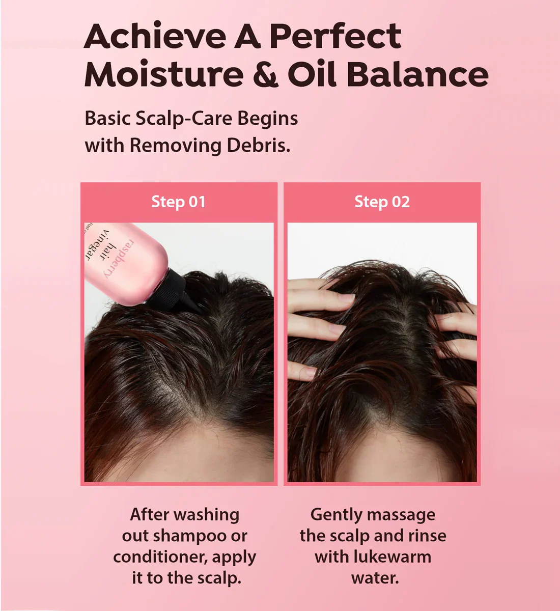 Raspberry Vinegar Hair Shampoo [500ml] - Image 4