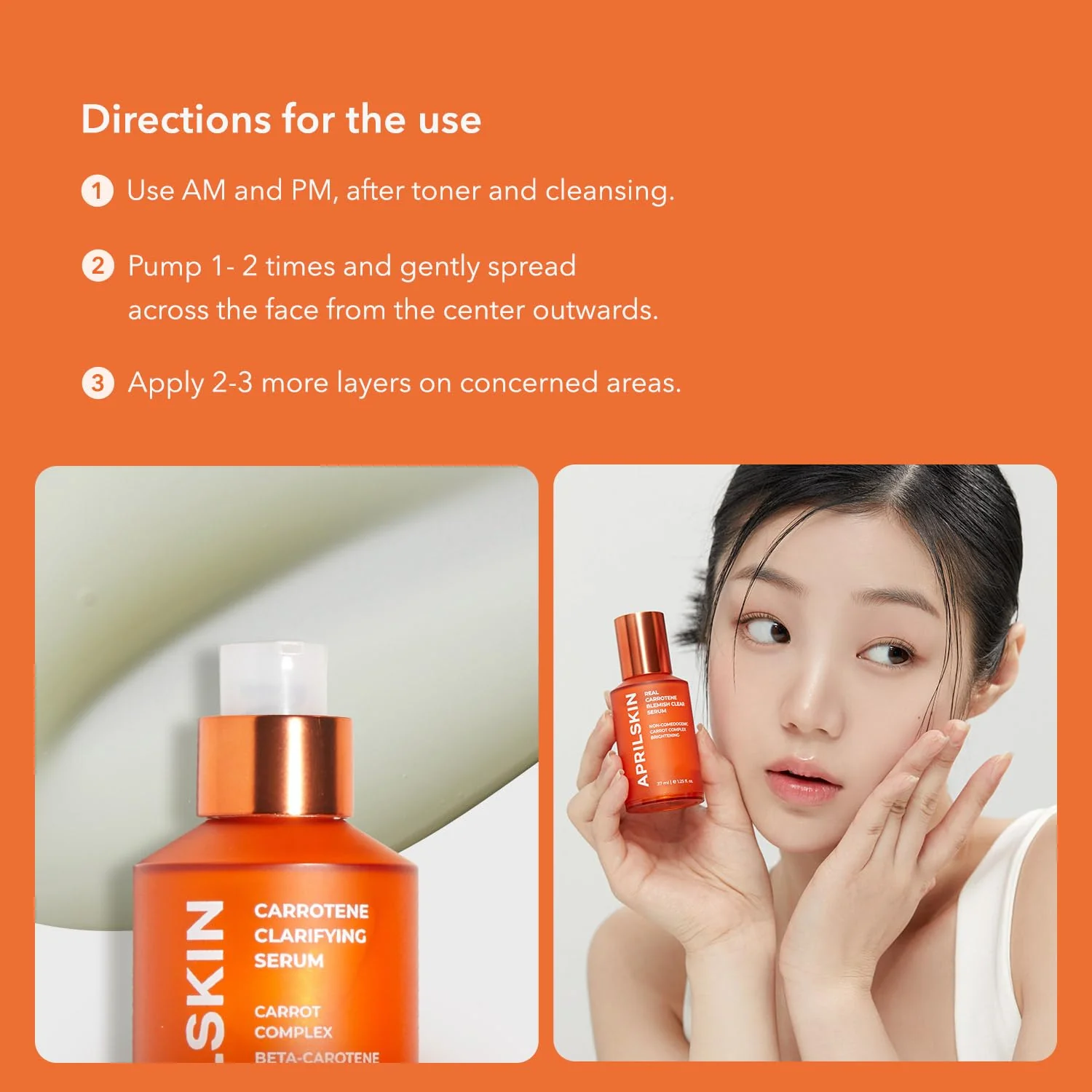 [APRILSKIN] Carrotene Clarifying Serum [37ml] - Image 4