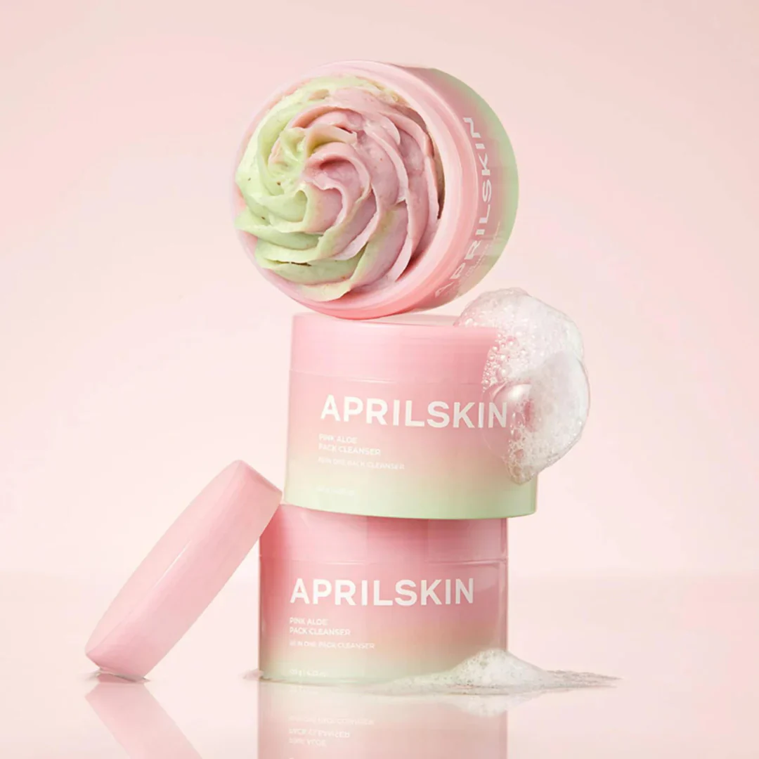[APRILSKIN] Pink Aloe Pack Cleanser [120ml] - Image 2