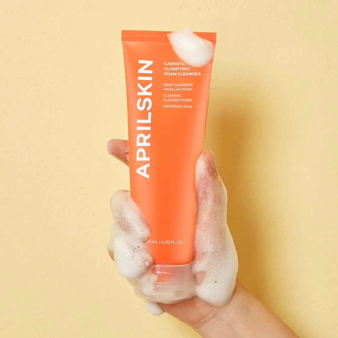 [APRILSKIN] Real Carrotene Acne Foam Cleanser [120ml] - Image 2