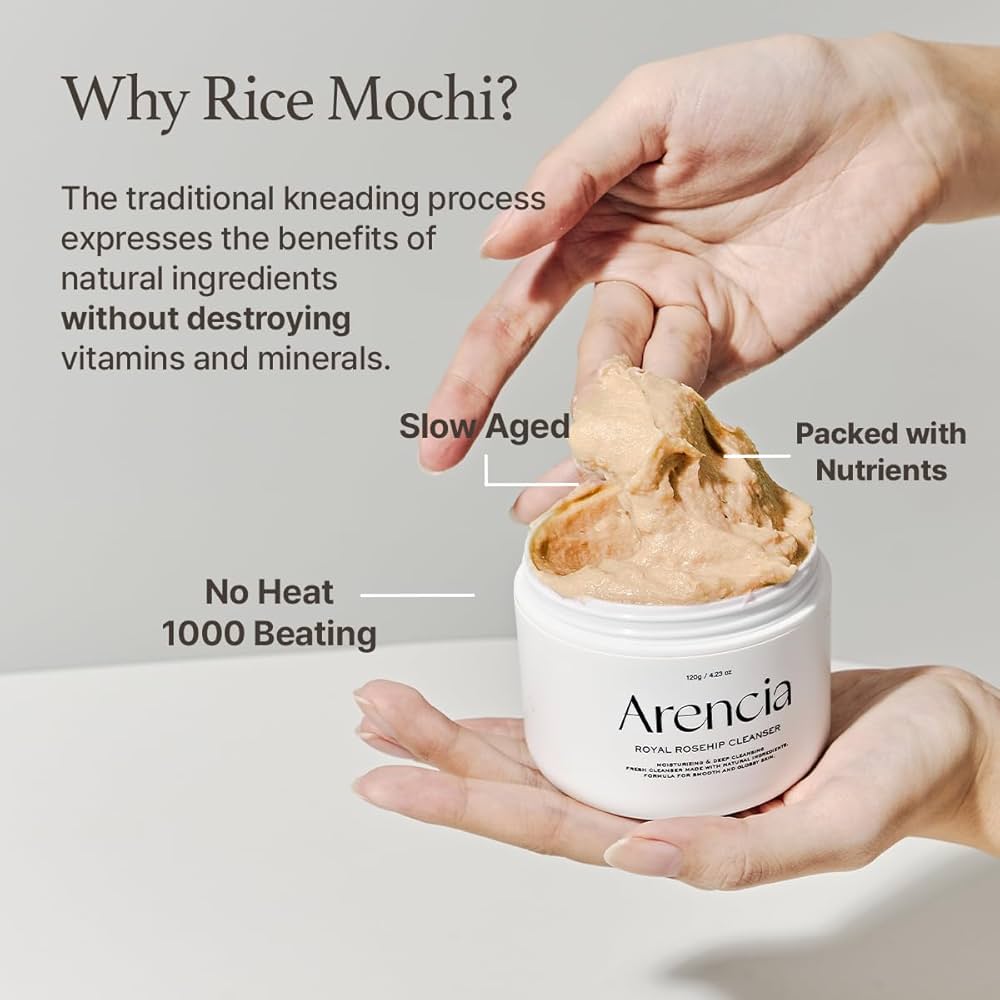 Calendula Rice Mochi Cleanser [120g] - Image 3