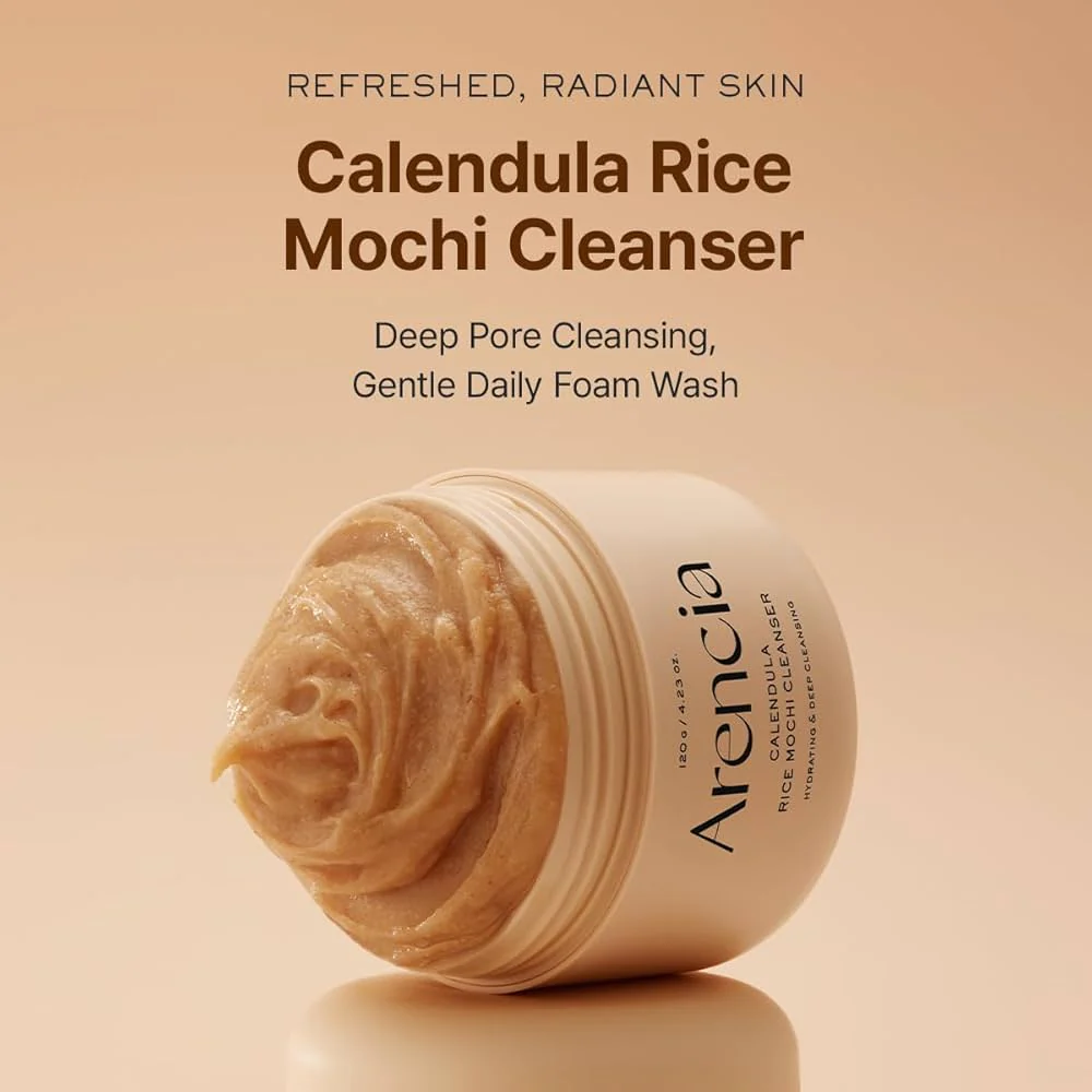 Calendula Rice Mochi Cleanser [120g] - Image 5