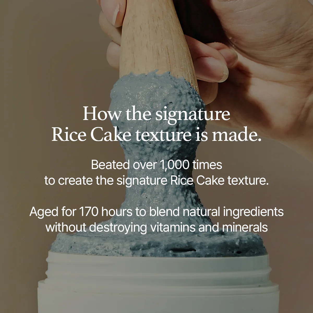 [Arencia] Fresh Blue Hyssop Rice Mochi Cleanser [120g] - Image 6