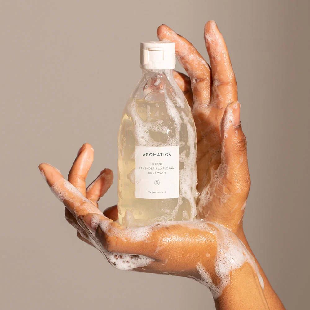 Serene Body Wash Lavender & Marjoram [300ml] - Image 6