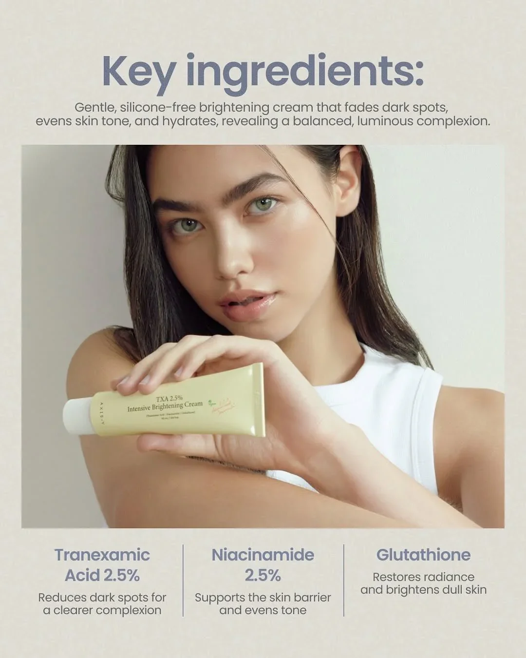TXA 2.5% Intensive Brightening Cream [50ml] - Image 2