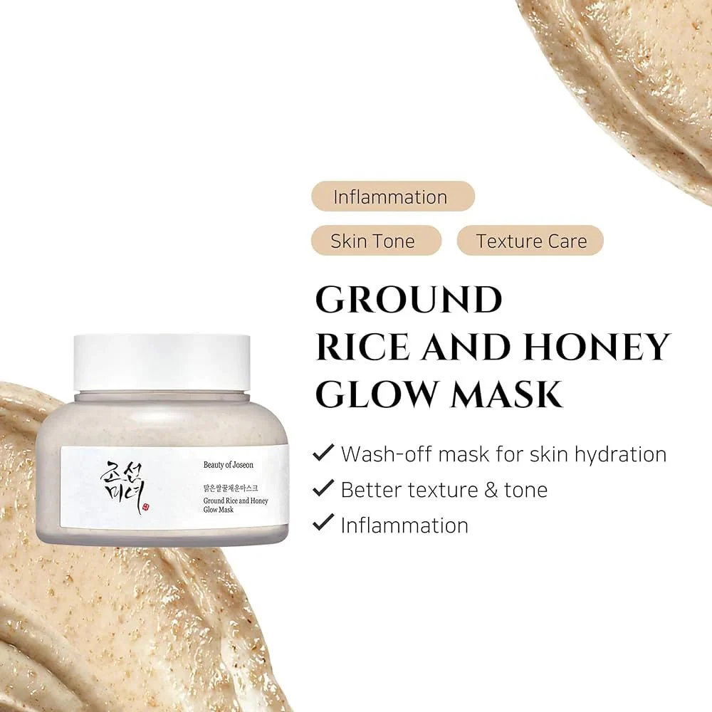 Ground Rice and Honey Glow Mask [150g]  - Image 4