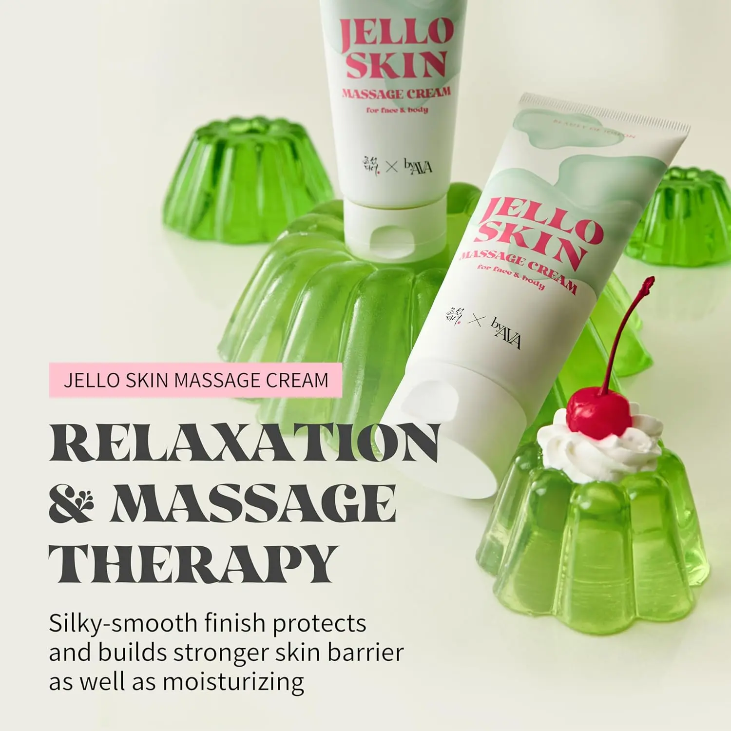 Jelloskin Massage Cream for Face & Body [200ml] - Image 2