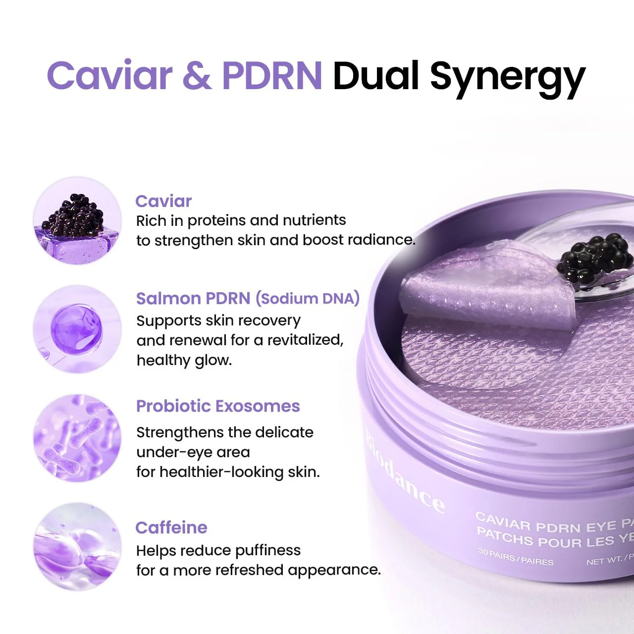 Caviar PDRN Eye Patches [30ea] - Image 4