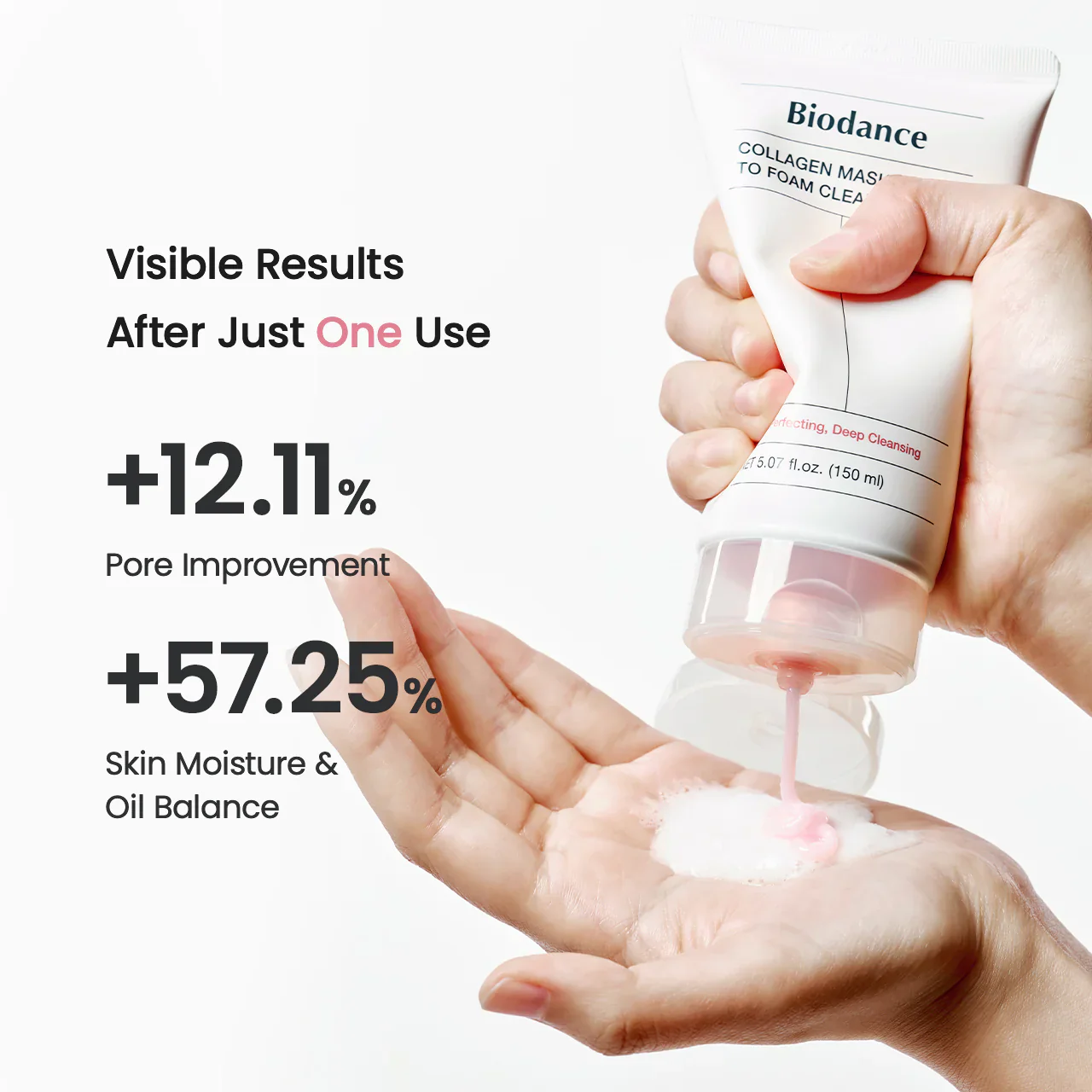 Collagen Mask To Foam Cleanser [150ml] - Image 2