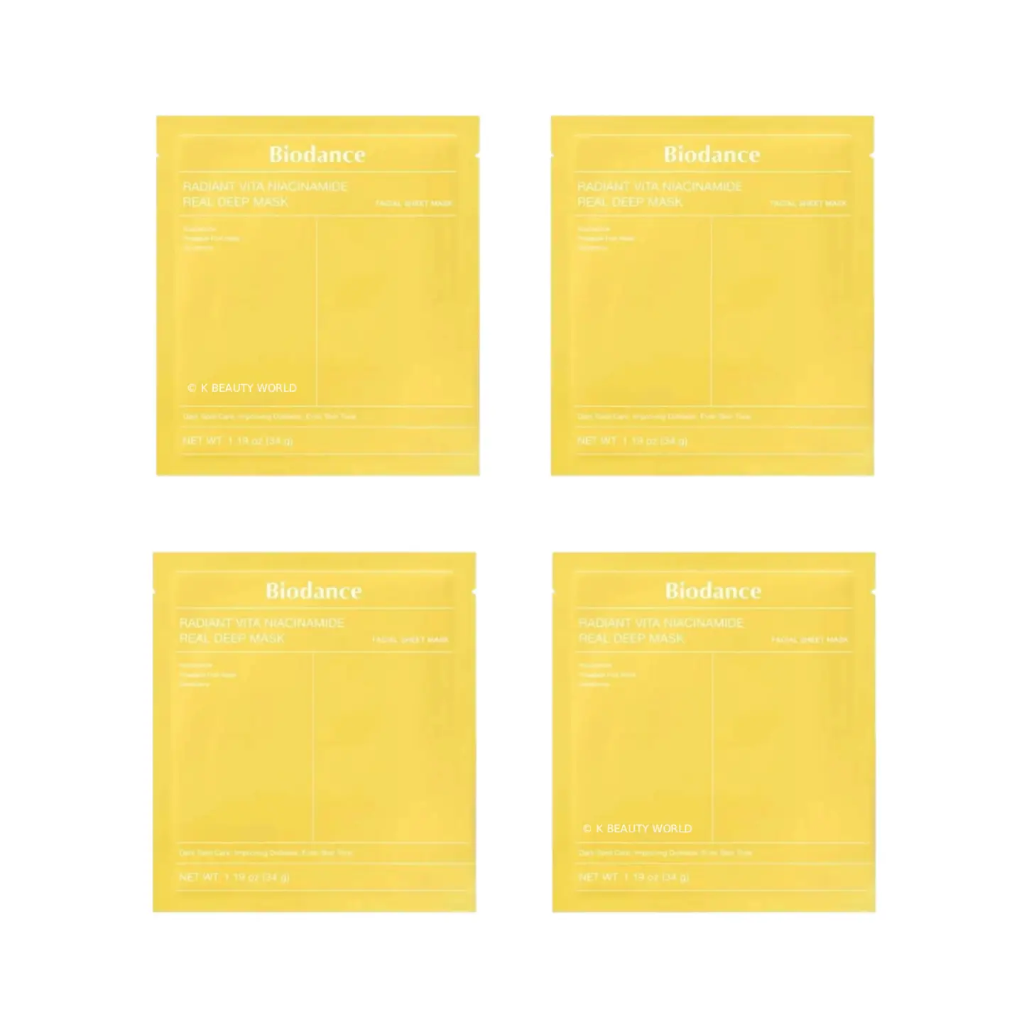 [Biodance] Radiant Vita Niacinamide Real Deep Mask [34g] - Image 8
