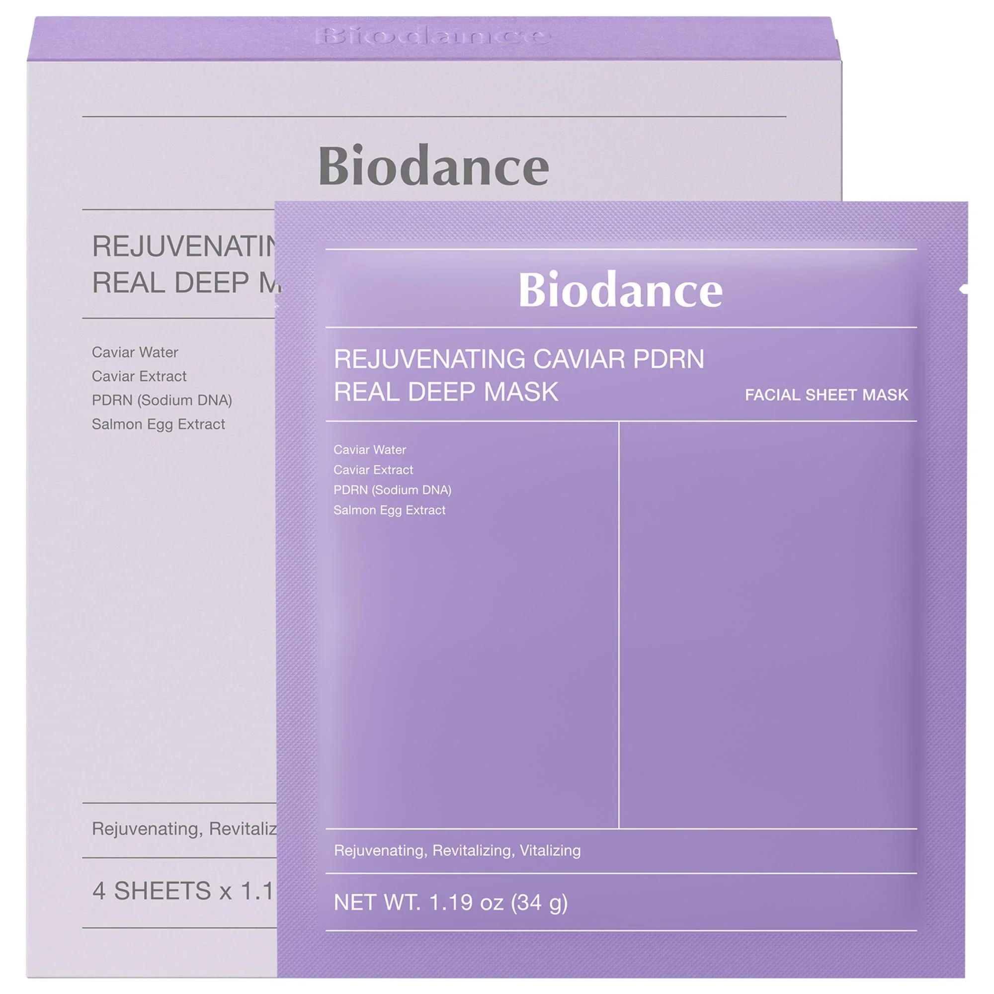Rejuvenating Caviar PDRN Real Deep Mask