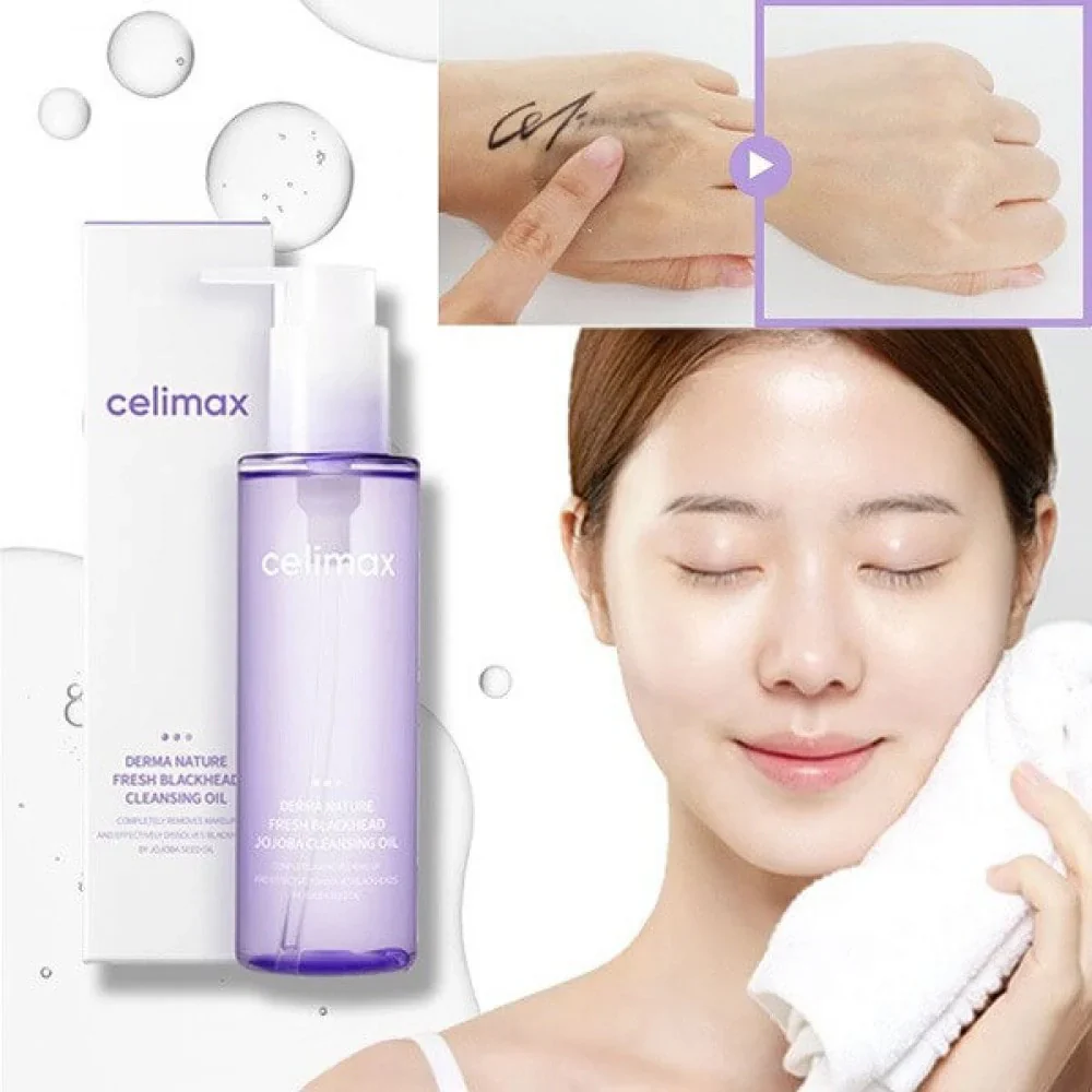[celimax] Derma Nature Fresh Blackhead Jojoba Cleansing Oil [150ml] - Image 3