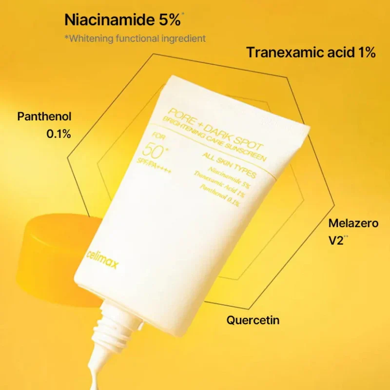Pore+ Dark Spot Brightening Care Sunscreen [50ml] - Image 2