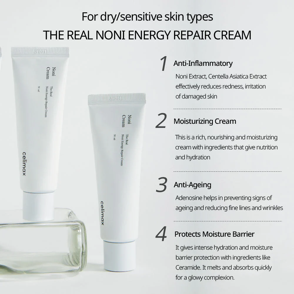 [celimax] The Real Noni Energy Repair Cream [50ml] - Image 3