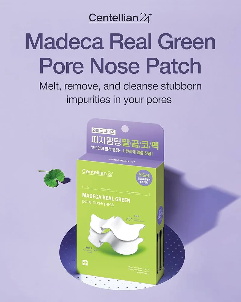 Madeca Real Green Pore Nose Pack [5 Sets] - Image 2