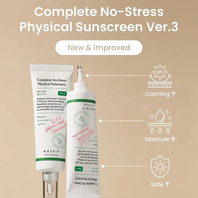 Complete No-Stress Physical Sunscreen (V3) [50ml] - Image 3