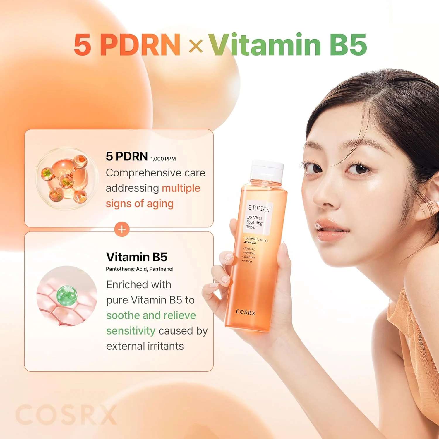 5 PDRN B5 Vital Soothing Toner [280ml] - Image 3