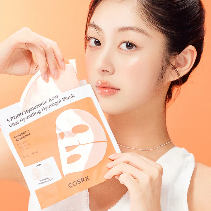 5 PDRN Hyaluronic Acid Vital Hydrating Hydrogel Mask [3ea] - Image 2