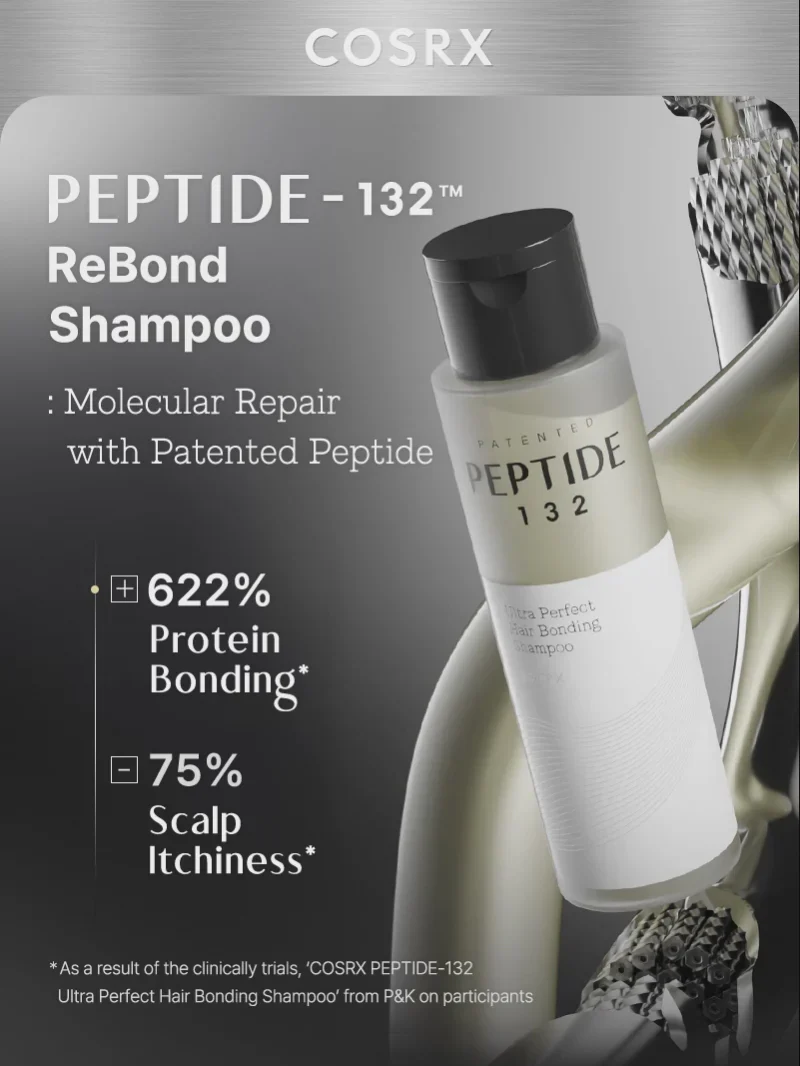 PEPTIDE-132 Ultra Perfect Hair Bonding Shampoo [200ml] - Image 2