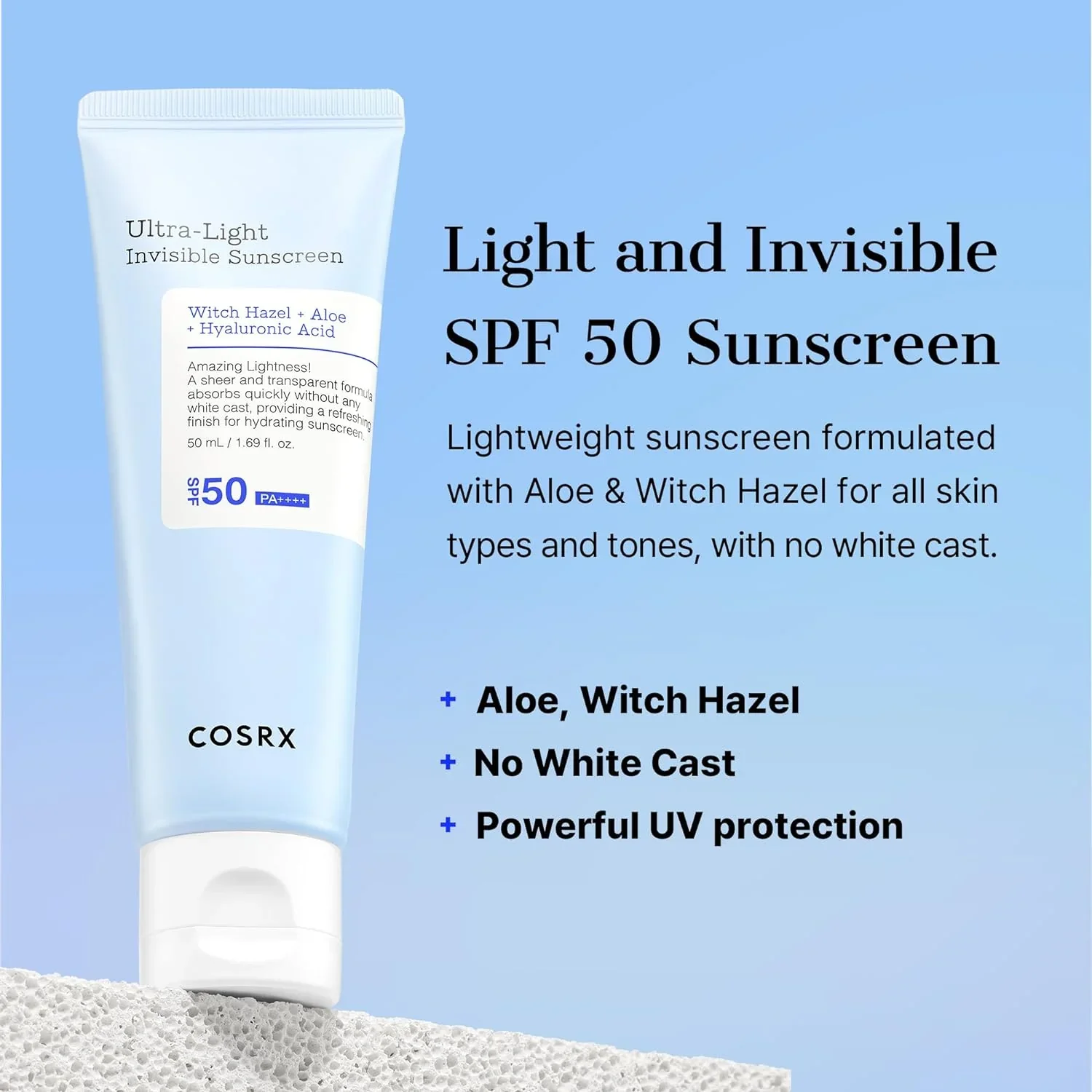 Ultra Light Invisible Sunscreen [50ml] - Image 2