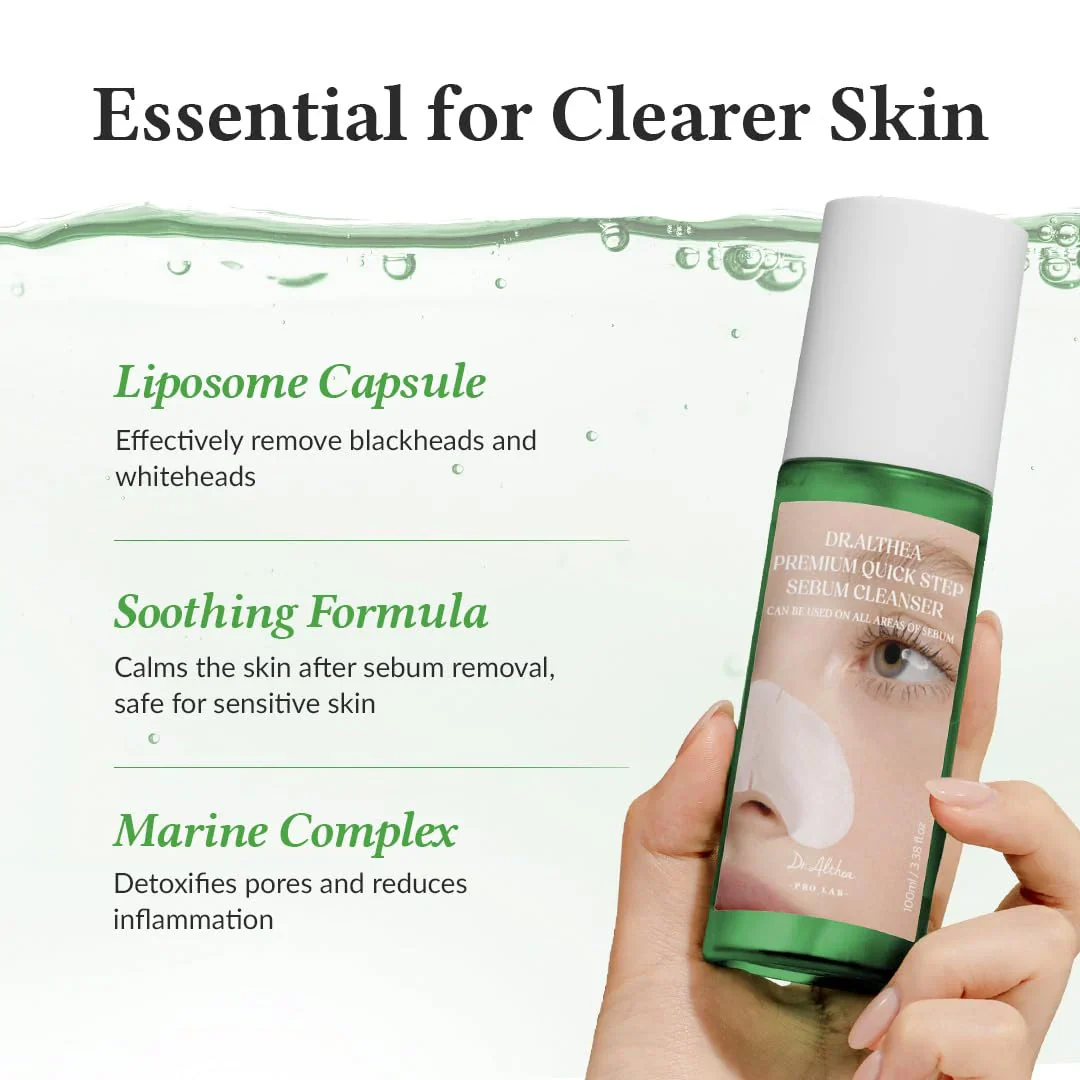 Premium Quick Step Sebum Cleanser [100ml] - Image 6