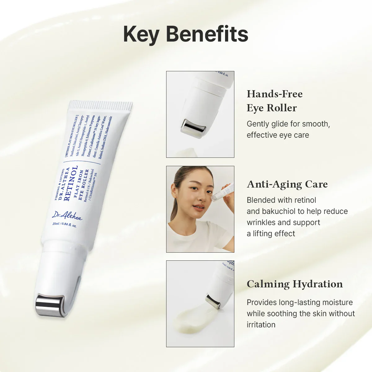 Retinol Flat Iron Eye Roller [25ml] - Image 4