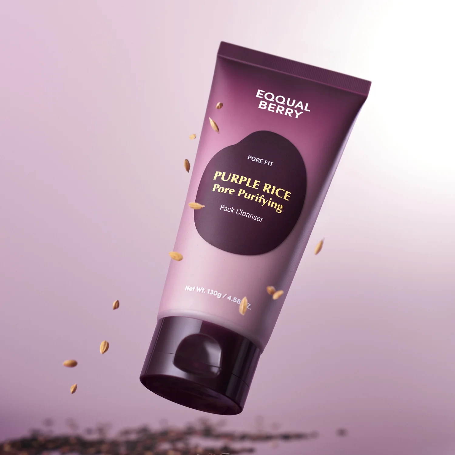 Purple Rice Pore Purifying Pack Cleanser [130g] - Image 2