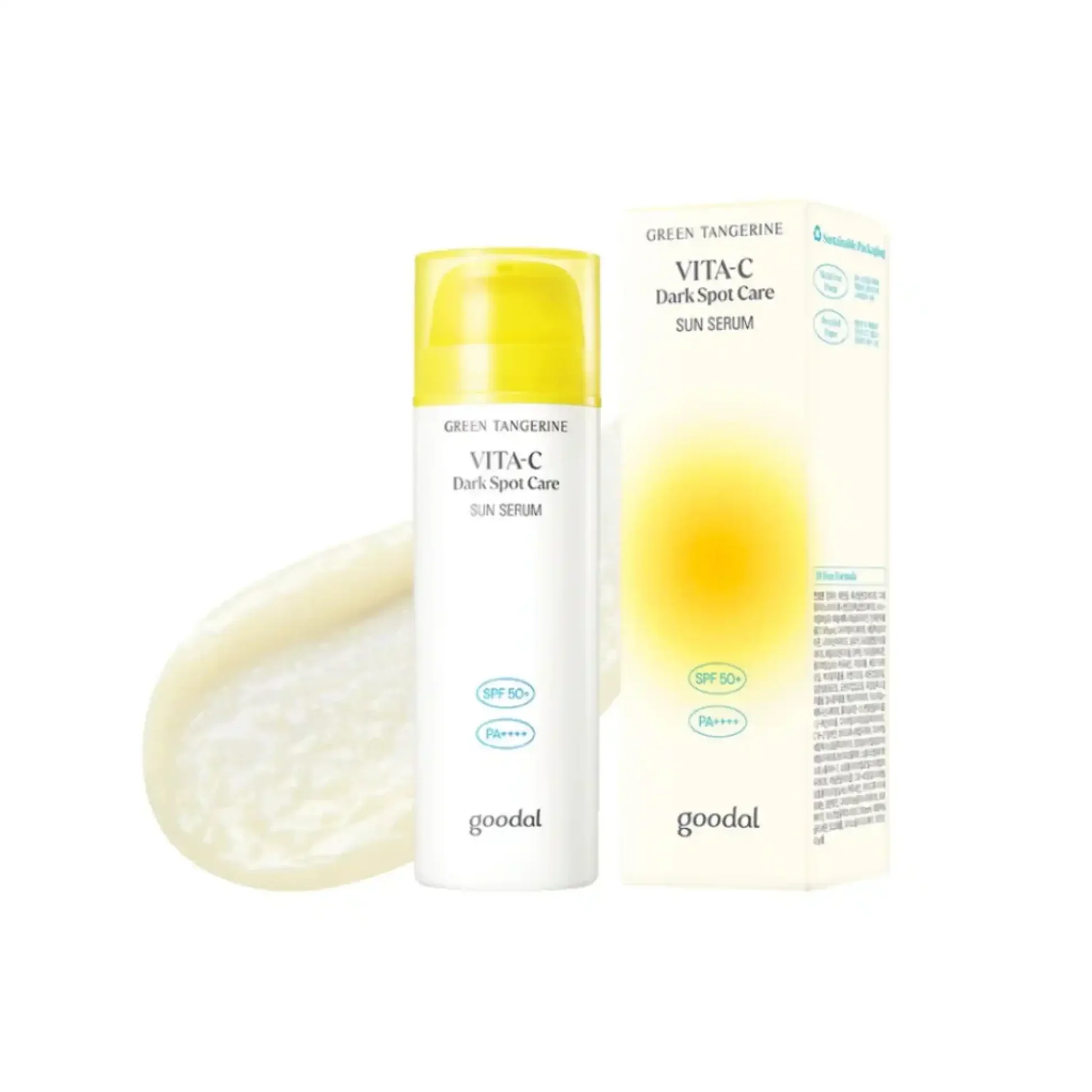 Green Tangerine Vita C Dark Spot Care Sun Serum [50ml] - Image 2