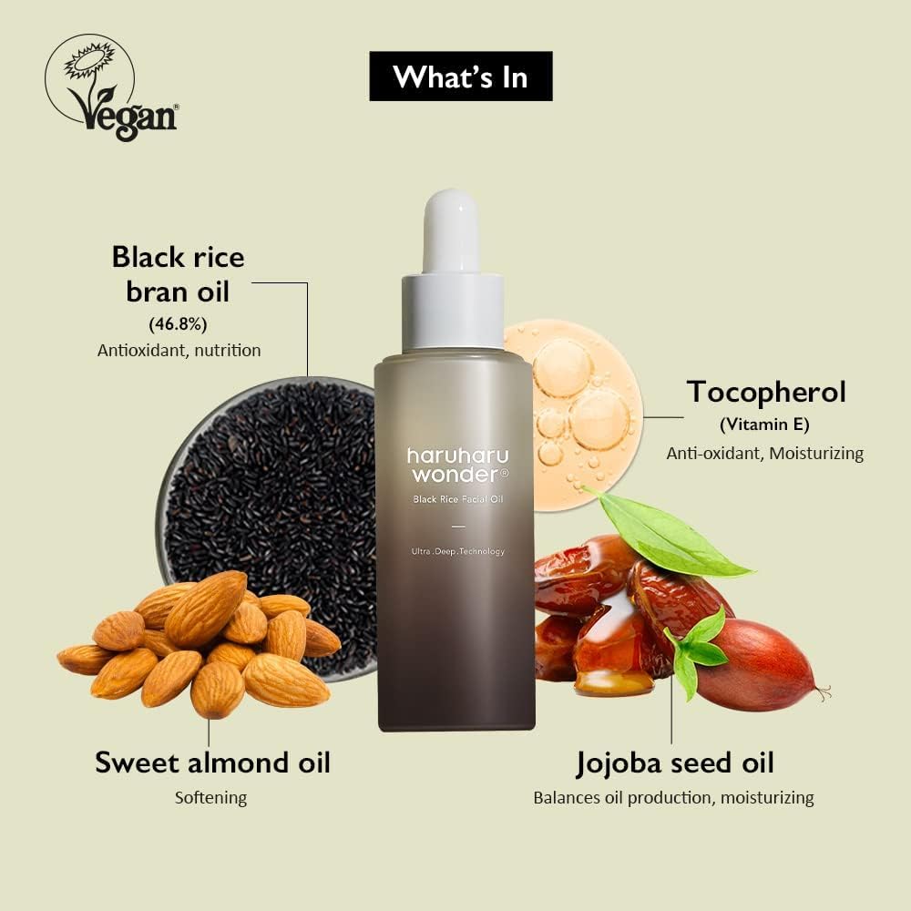 Black Rice Facial Oil [30ml]  - Image 4