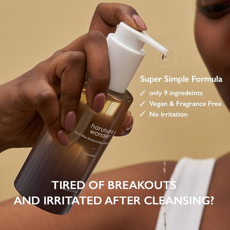 Black Rice Moisture Deep Cleansing Oil [150ml]  - Image 3