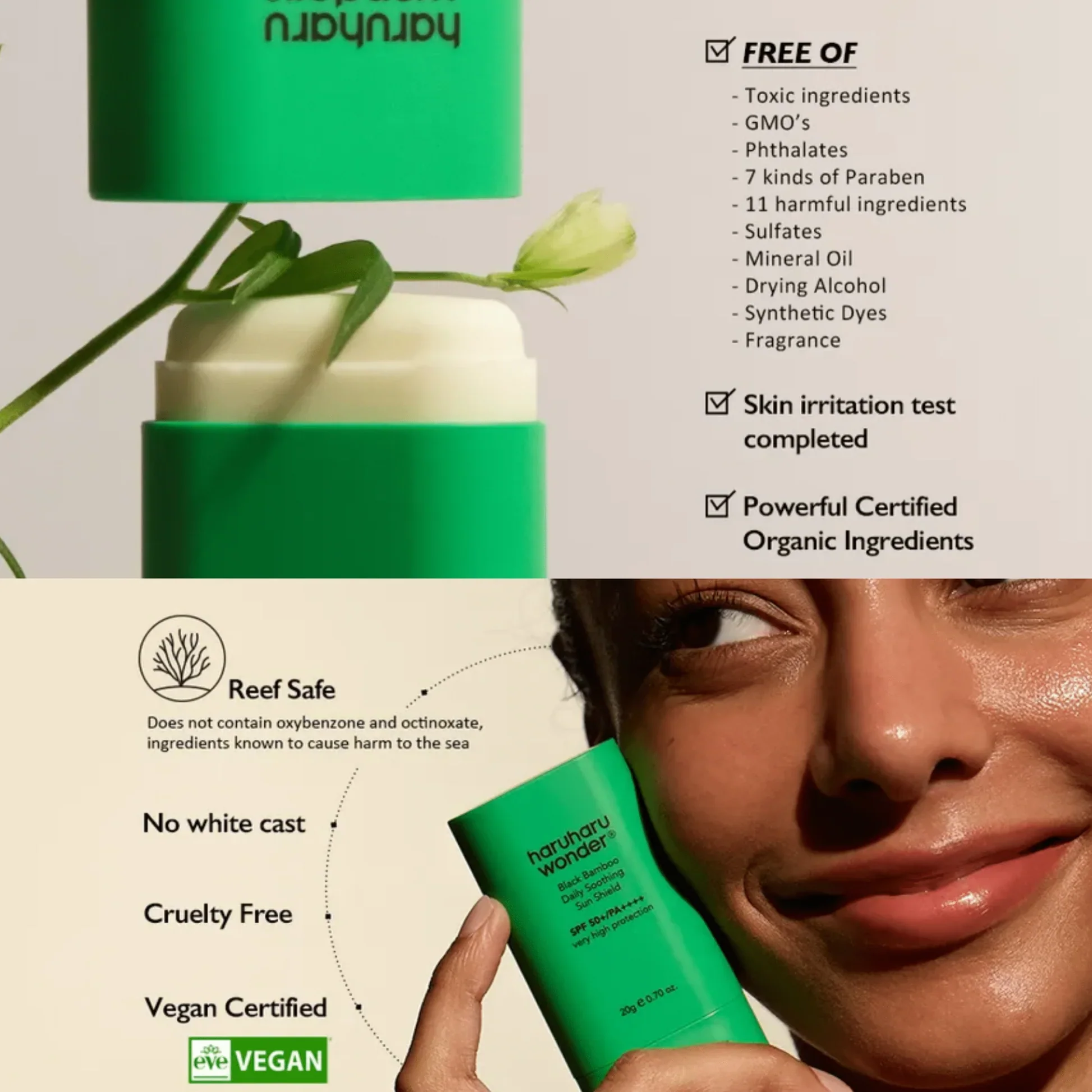 Black Bamboo Daily Soothing Sun Shield [20g]  - Image 3