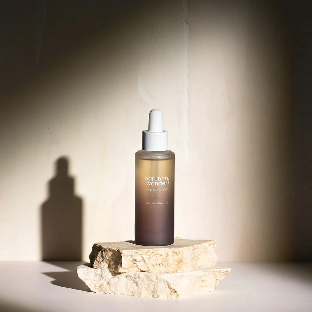 [haruharu wonder] Black Rice Facial Oil MINI [10ml] - Image 4